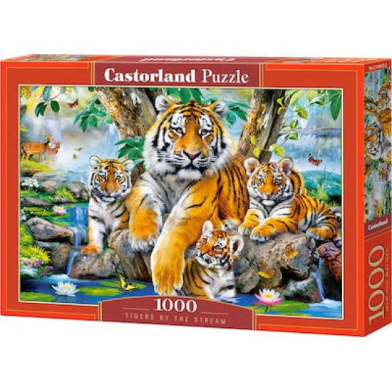 PUZZLE CASTORLAND TIGERS BY THE STREAM C-104413 ΠΑΙΧΝΙΔΙΑ