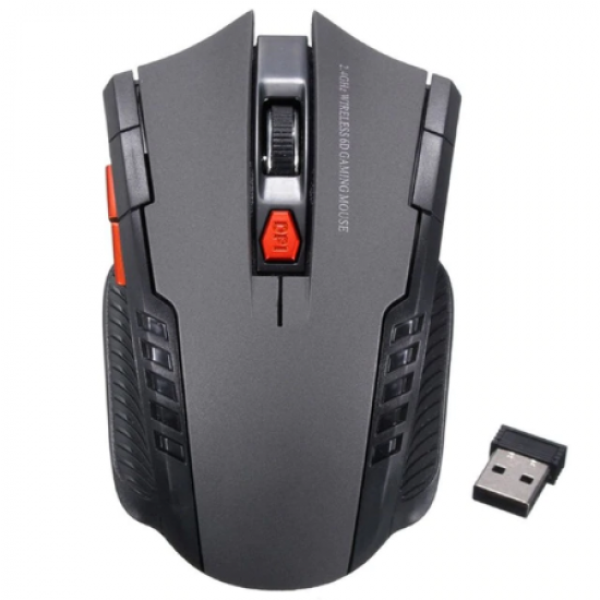 MOUSE WIRELESS 6D GAMING MOUSE 2.4Ghz, 12000CPI OPTICAL TECHNOLOGY, 113-GREY MOUSE WIRELESS