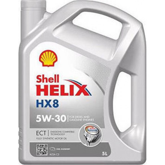 Λιπαντικό Shell Helix HX8 ECT 5w30 5lt ΛΙΠΑΝΤΙΚΑ
