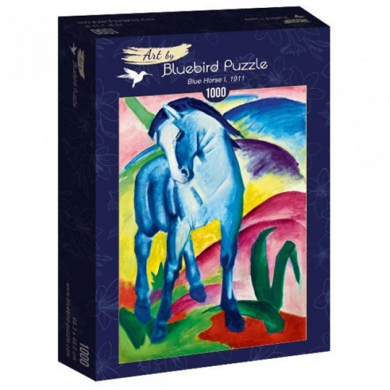 PUZZLE BLUEBIRD 1000 Franz Marc – Blue Horse I, 1911 60069 ΠΑΙΧΝΙΔΙΑ