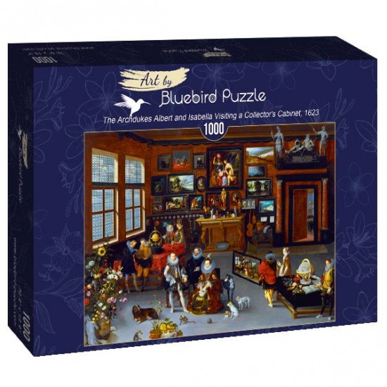 Puzzle Bluebird 1000 Hieronymus Francken Iicirca - The Archdukes Albert and Isabella Visiting a Collector's Cabinet, 1623 60077 ΠΑΙΧΝΙΔΙΑ