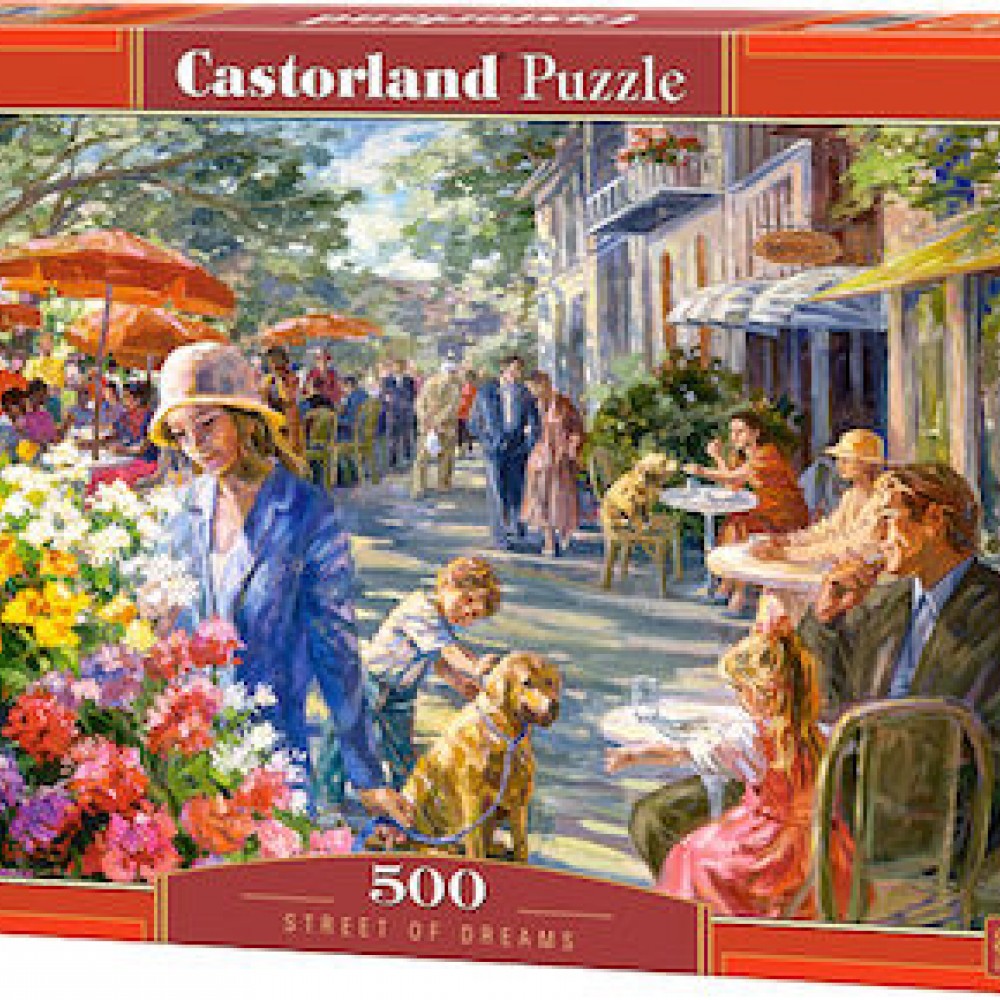 Street of Dreams 2 Puzzle 500 Teile French Walkway  Castorland B-52438 Neu