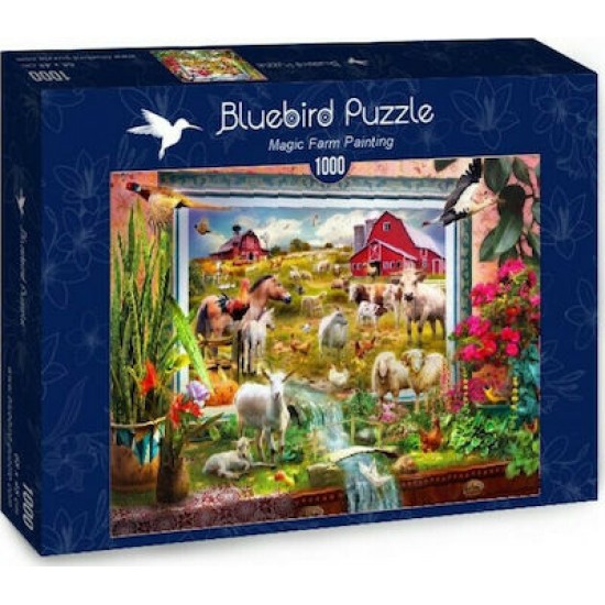 PUZZLE BLUEBIRD 1000 Magic Farm Painting 70029 ΠΑΙΧΝΙΔΙΑ
