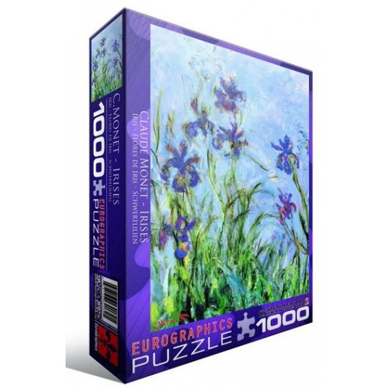 PUZZLE Eurographics Jigsaw 1000 Claude Monet: Irises 6000-2034 ΠΑΙΧΝΙΔΙΑ