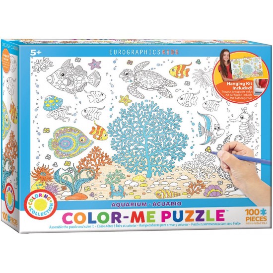 PUZZLE Eurographics Jigsaw 100 Color Me - Aquarium 6111-0894  ΠΑΙΧΝΙΔΙΑ