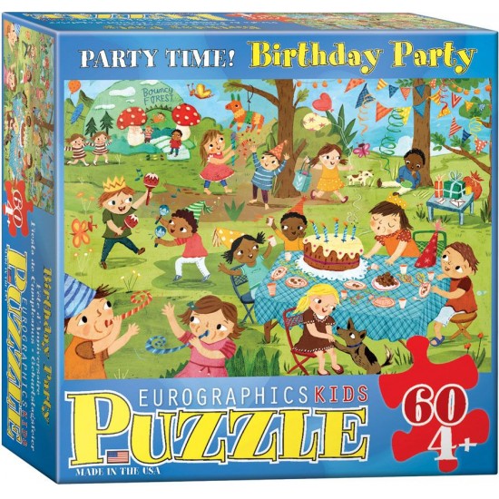 PUZZLE Eurographics Jigsaw 60 Birthday Party Party Time! 8060-0468  ΠΑΙΧΝΙΔΙΑ
