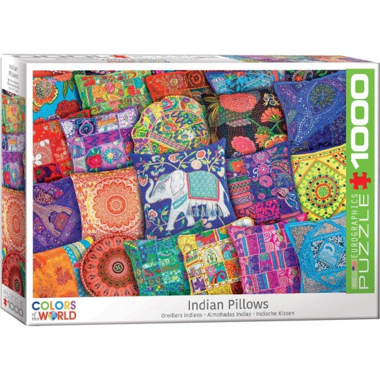 PUZZLE Eurographics Jigsaw 1000 Indian Pillows 6000-5470  ΠΑΙΧΝΙΔΙΑ