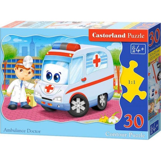 PUZZLE CASTORLAND 30 Ambulance Doctor B-03471 ΠΑΙΧΝΙΔΙΑ