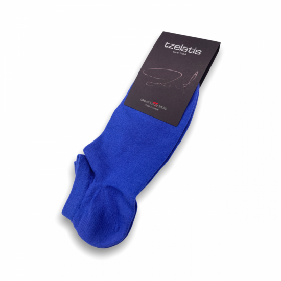 Kάλτσες Κοντές (έως κάτω από τον αστράγαλο) casual με έξτρα λεπτή πολυτελή πλέξη Ελληνικής Παραγωγής Mπλε Ρουά ΚΑΛΤΣΕΣ