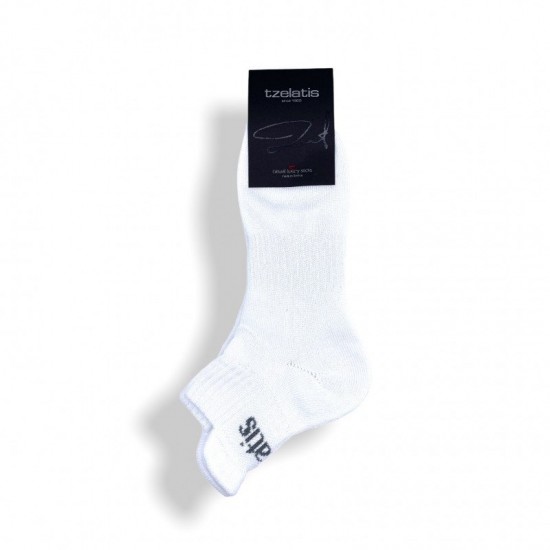 Kάλτσες Ελληνικής Παραγωγής Ημίκοντες «πετσετέ» αθλητικές κάλτσες Άσπρη (με επιπλέον ενίσχυση στον αχίλλειο τένοντα)  ΚΑΛΤΣΕΣ