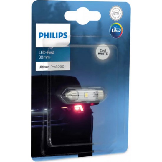 PHILIPS LED Fest 38mm 6000K Ultinon Pro3000 PHILIPS