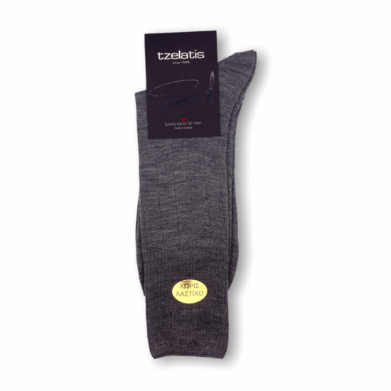 Κάλτσες πολυτελείας ΧΩΡΙΣ λάστιχο Ελληνικής Κατασκευής (75% extra fine μαλλί merino - 25% μετάξι) ΚΑΛΤΣΕΣ
