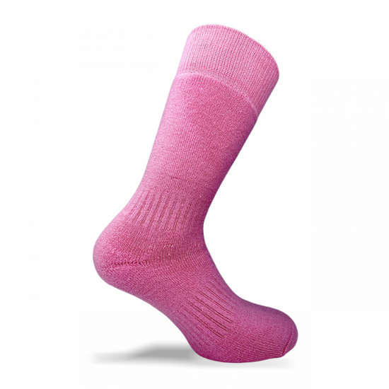Κάλτσες Ισοθερμικές Ελληνικής κατασκευής Ροζ (σύμμεικτο μάλλινο νήμα ποικιλίας merino) 618Pink ΚΑΛΤΣΕΣ