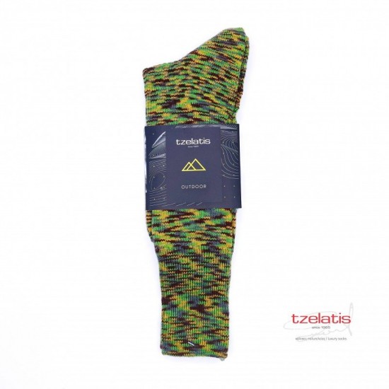 Κάλτσες Outdoor Ελληνικής Κατασκευής TROPICAL CAMO Μάλλινες merino (50% μαλλί merino – 50% ακρυλικό) 699TRC ΚΑΛΤΣΕΣ