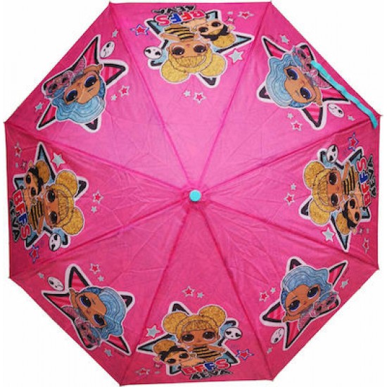 Ομπρέλα βροχής παιδική σπαστή απλή 50cm LOL SURPRISE 4829  ΟΜΠΡΕΛΕΣ ΒΡΟΧΗΣ