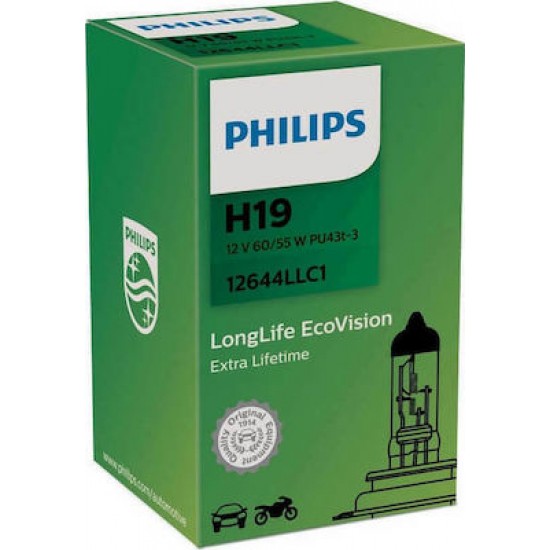 PHILIPS ΛΑΜΠΕΣ 12V H19 Long Life PHILIPS